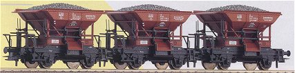 Set of 3 Ballast Hopper cars type Talbot<br /><a href='images/pictures/Roco/44187.jpg' target='_blank'>Full size image</a>